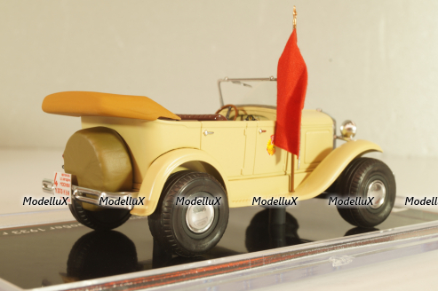 Газ-А на шинах "сверхбалон" Автопробег 1933г, бежевый, TR4836, TruckTyr 1:43