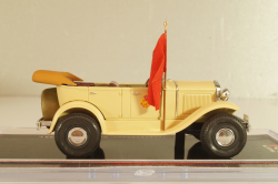Газ-А на шинах "сверхбалон" Автопробег 1933г, бежевый, TR4836, TruckTyr 1:43