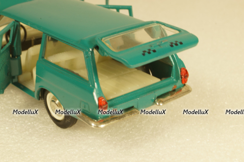 Газ-2402 Волга, такси, зеленая, Тантал/Радон  1:43
