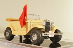 Газ-А на шинах "сверхбалон" Автопробег 1933г, бежевый, TR4836, TruckTyr 1:43