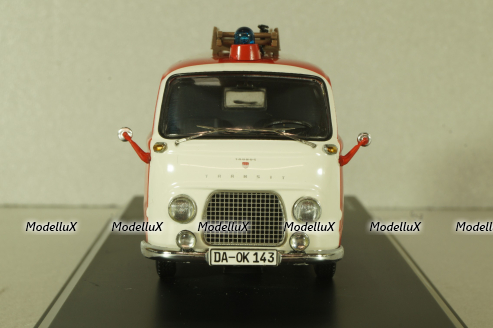 Ford Taunus Transit FK 1000 bus Feuerwehr Ober-Klingen 1965, 03199, Schuco 1:43