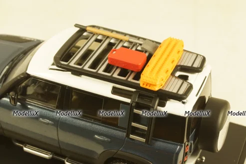Land Rover Defender 110 2020 Tasman Blue , ALM410802, Almost Real 1:43