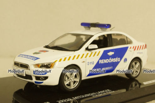 Mitsubishi Lancer X Police Hungary, 29310, Vitesse 1:43