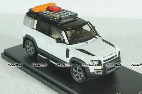 Land Rover Defender 110, 2020, White, ALM410807, Almost Real 1:43