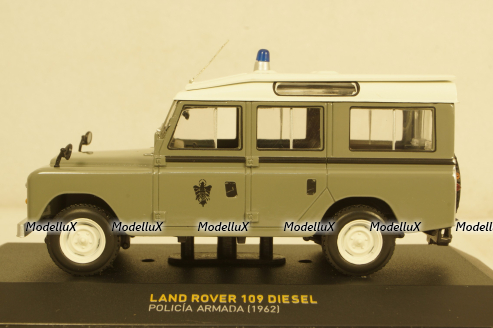 Land Rover 109 Diesel Policia Armada,  Altaya 1:43 