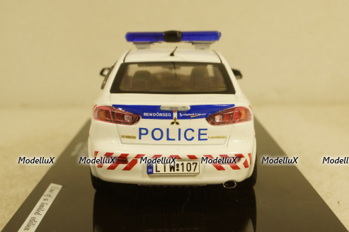 Mitsubishi Lancer X Police Hungary, 29310, Vitesse 1:43