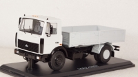 МАЗ-5337 бортовой, серый (поздний),  SSM1175, SSM 1:43