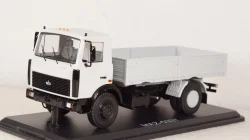 МАЗ-5337 бортовой, серый (поздний),  SSM1175, SSM 1:43