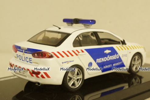Mitsubishi Lancer X Police Hungary, 29310, Vitesse 1:43