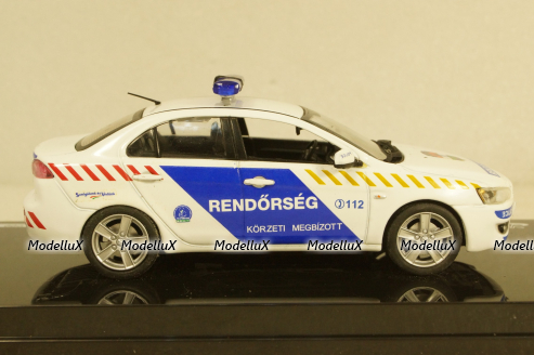 Mitsubishi Lancer X Police Hungary, 29310, Vitesse 1:43