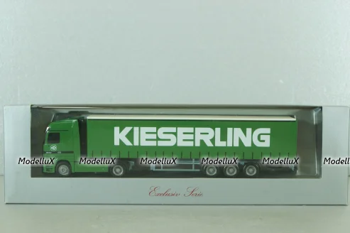 Mercedes Actros 1843 with semi trailer "Kieserling" green, 159456, Herpa 1:87