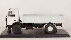 МАЗ-5337 бортовой, серый (поздний),  SSM1175, SSM 1:43