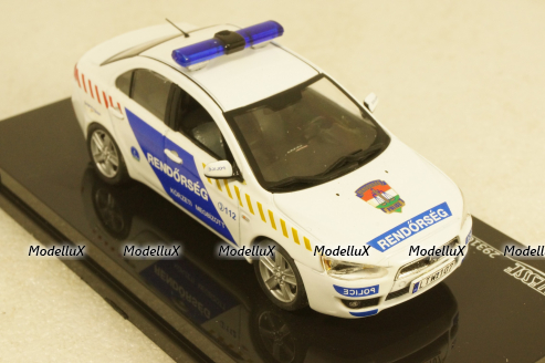 Mitsubishi Lancer X Police Hungary, 29310, Vitesse 1:43