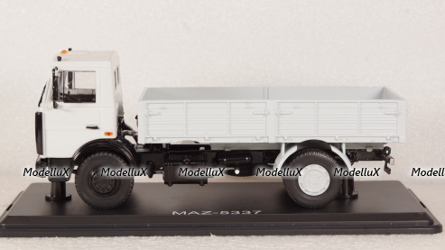 МАЗ-5337 бортовой, серый (поздний),  SSM1175, SSM 1:43