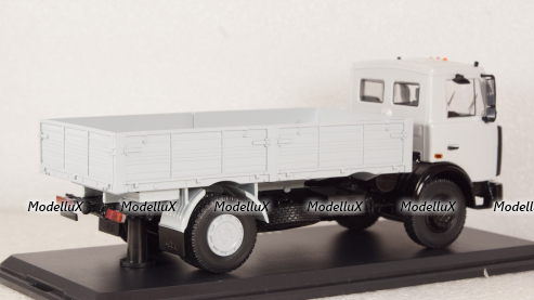МАЗ-5337 бортовой, серый (поздний),  SSM1175, SSM 1:43