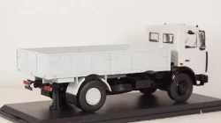 МАЗ-5337 бортовой, серый (поздний),  SSM1175, SSM 1:43