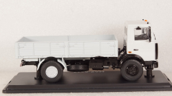 МАЗ-5337 бортовой, серый (поздний),  SSM1175, SSM 1:43