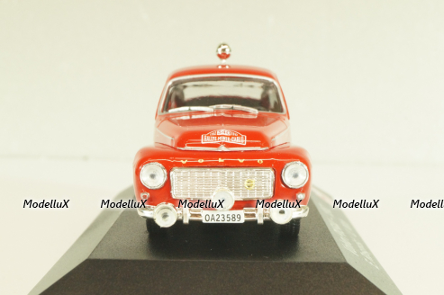 Volvo PV544 #340 rally Monte Carlo 1962, E.Rosqvist/U.Wirth, red, Rally Monte Carlo Legendary rally cars, Atlas 1:43