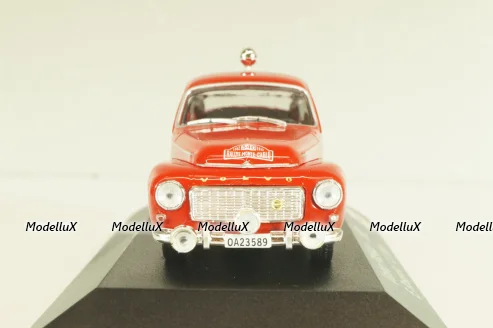 Volvo PV544 #340 rally Monte Carlo 1962, E.Rosqvist/U.Wirth, red, Rally Monte Carlo Legendary rally cars, Atlas 1:43
