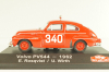 Volvo PV544 #340 rally Monte Carlo 1962, E.Rosqvist/U.Wirth, red, Rally Monte Carlo Legendary rally cars, Atlas 1:43
