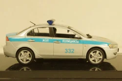 Mitubishi Lancer Kazakhstan Police 2010 silver / blue, 29318, Vitesse 1:43