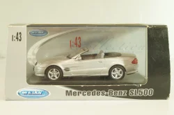Mercedes-Benz SL 500 Cabriolet 2001 (R230), silver, 43005SW, Welly 1:43
