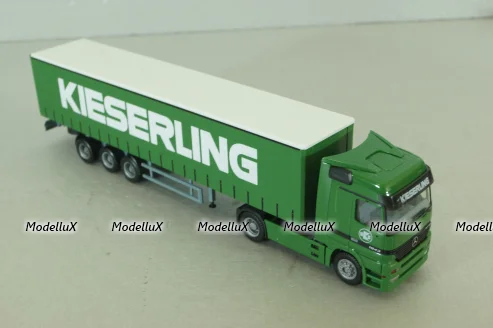 Mercedes Actros 1843 with semi trailer "Kieserling" green, 159456, Herpa 1:87