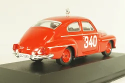 Volvo PV544 #340 rally Monte Carlo 1962, E.Rosqvist/U.Wirth, red, Rally Monte Carlo Legendary rally cars, Atlas 1:43