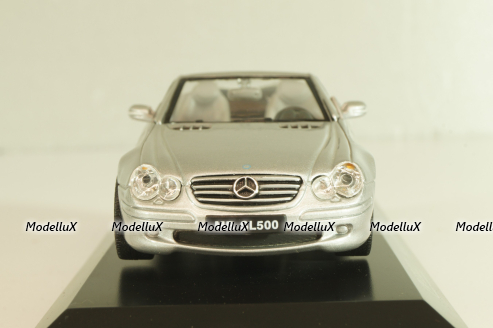 Mercedes-Benz SL 500 Cabriolet 2001 (R230), silver, 43005SW, Welly 1:43