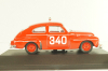 Volvo PV544 #340 rally Monte Carlo 1962, E.Rosqvist/U.Wirth, red, Rally Monte Carlo Legendary rally cars, Atlas 1:43