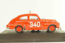 Volvo PV544 #340 rally Monte Carlo 1962, E.Rosqvist/U.Wirth, red, Rally Monte Carlo Legendary rally cars, Atlas 1:43