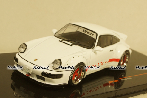 Porsche 911 (964) RWB Rauh-Welt white, MOC305, IXO 1:43