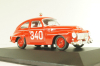 Volvo PV544 #340 rally Monte Carlo 1962, E.Rosqvist/U.Wirth, red, Rally Monte Carlo Legendary rally cars, Atlas 1:43