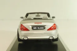 Mercedes-Benz SL 500 Cabriolet 2001 (R230), silver, 43005SW, Welly 1:43