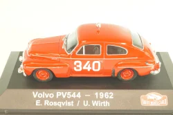 Volvo PV544 #340 rally Monte Carlo 1962, E.Rosqvist/U.Wirth, red, Rally Monte Carlo Legendary rally cars, Atlas 1:43