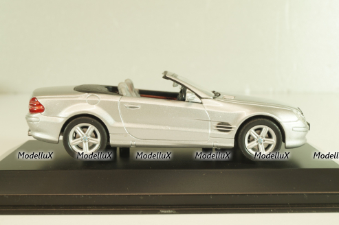 Mercedes-Benz SL 500 Cabriolet 2001 (R230), silver, 43005SW, Welly 1:43