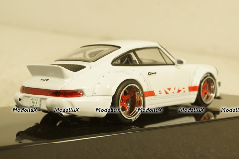 Porsche 911 (964) RWB Rauh-Welt white, MOC305, IXO 1:43
