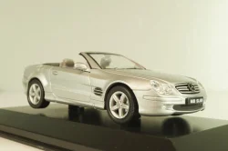 Mercedes-Benz SL 500 Cabriolet 2001 (R230), silver, 43005SW, Welly 1:43