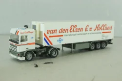Daf 95 with semi trailer Holland, white, Herpa 1:87