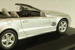 Mercedes-Benz SL 500 Cabriolet 2001 (R230), silver, 43005SW, Welly 1:43