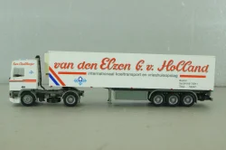 Daf 95 with semi trailer Holland, white, Herpa 1:87