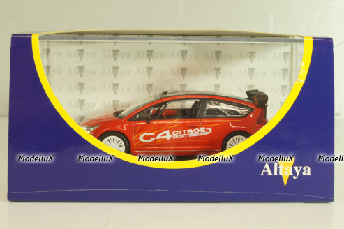 Citroen C4 Sport 3 door 2007, red, Altaya 1:43