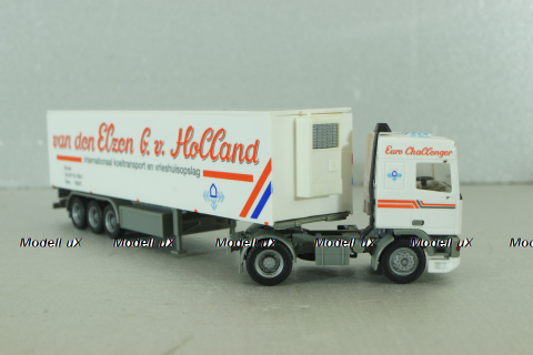 Daf 95 with semi trailer Holland, white, Herpa 1:87