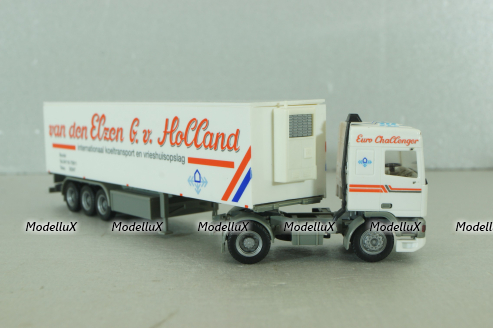 Daf 95 with semi trailer Holland, white, Herpa 1:87
