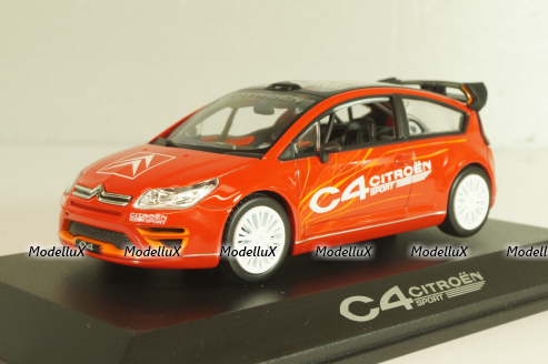 Citroen C4 Sport 3 door 2007, red, Altaya 1:43
