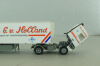 Daf 95 with semi trailer Holland, white, Herpa 1:87