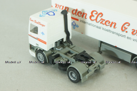 Daf 95 with semi trailer Holland, white, Herpa 1:87
