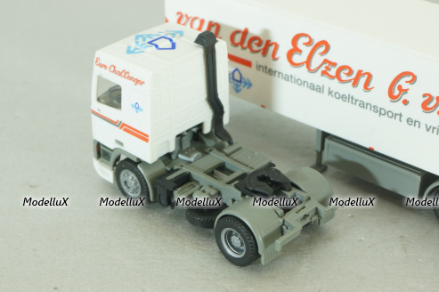 Daf 95 with semi trailer Holland, white, Herpa 1:87