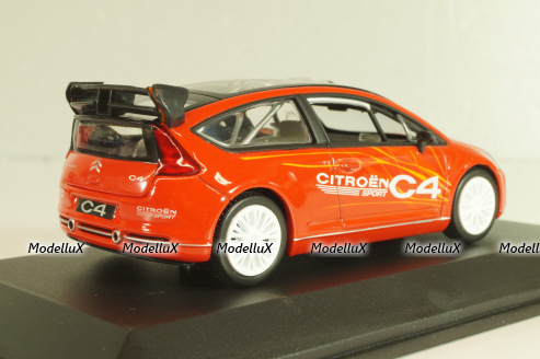 Citroen C4 Sport 3 door 2007, red, Altaya 1:43