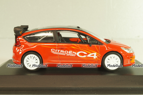 Citroen C4 Sport 3 door 2007, red, Altaya 1:43